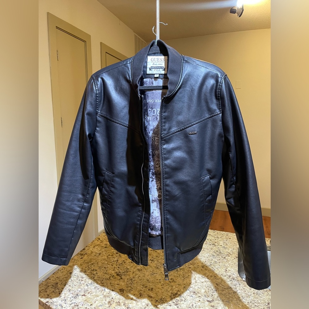 Guess Leather Jacket - Picture 3 of 5